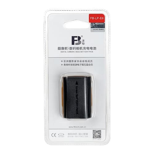 FB- LP-E6 Battery Canon EOS 5D Mark II III and IV, 70D, 5Ds, 6D, 5Ds, 80D, 7D and 7D Mark II, 60D Cameras 2