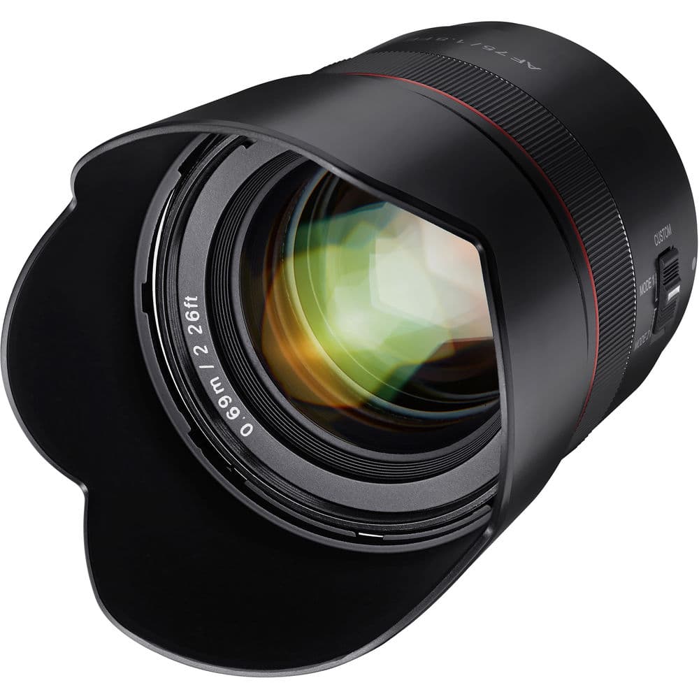 Samyang AF 75mm f/1.8 FE Lens for Sony E 7