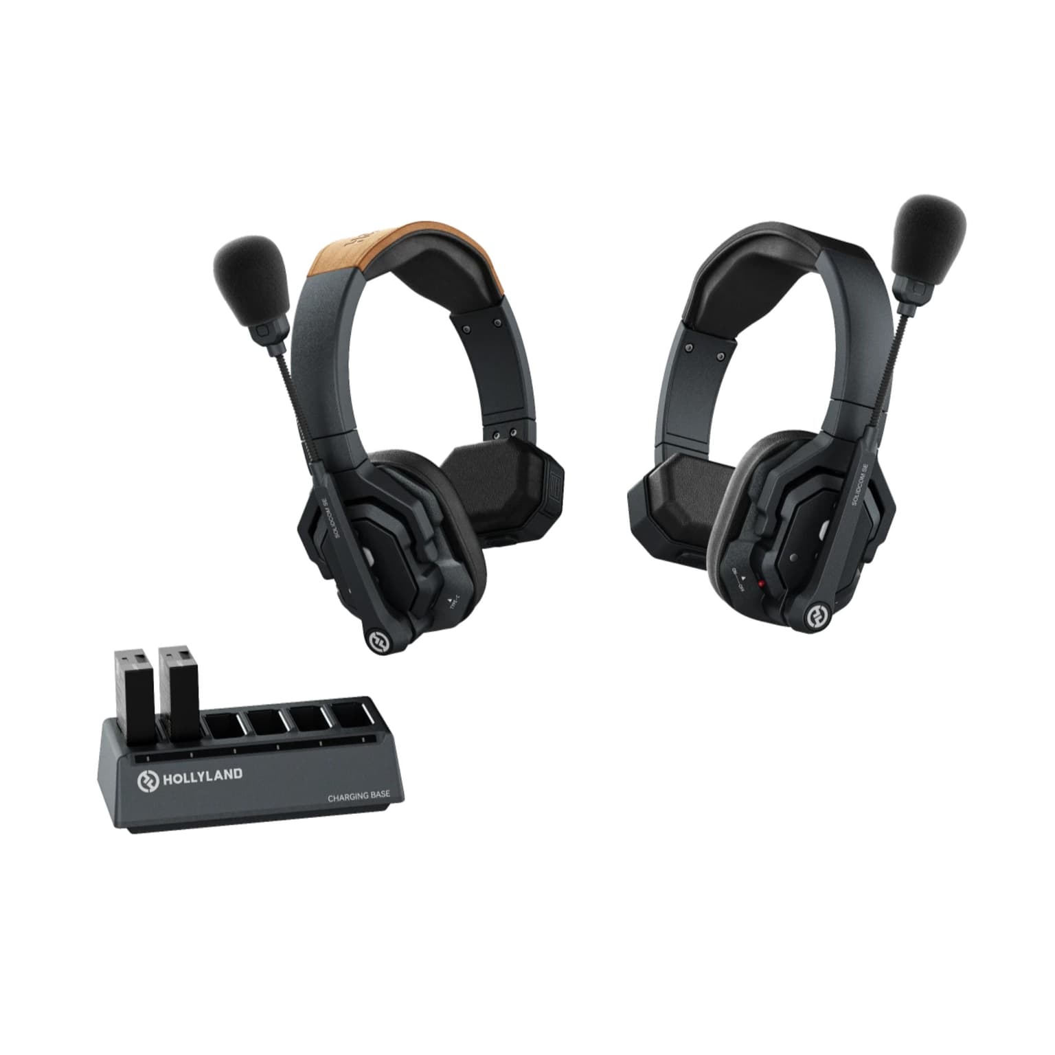 Hollyland Solidcom SE Global 4S 4-Person Full-Duplex Single-Ear Noise-Canceling Headset Intercom System (2.4 GHz) 9