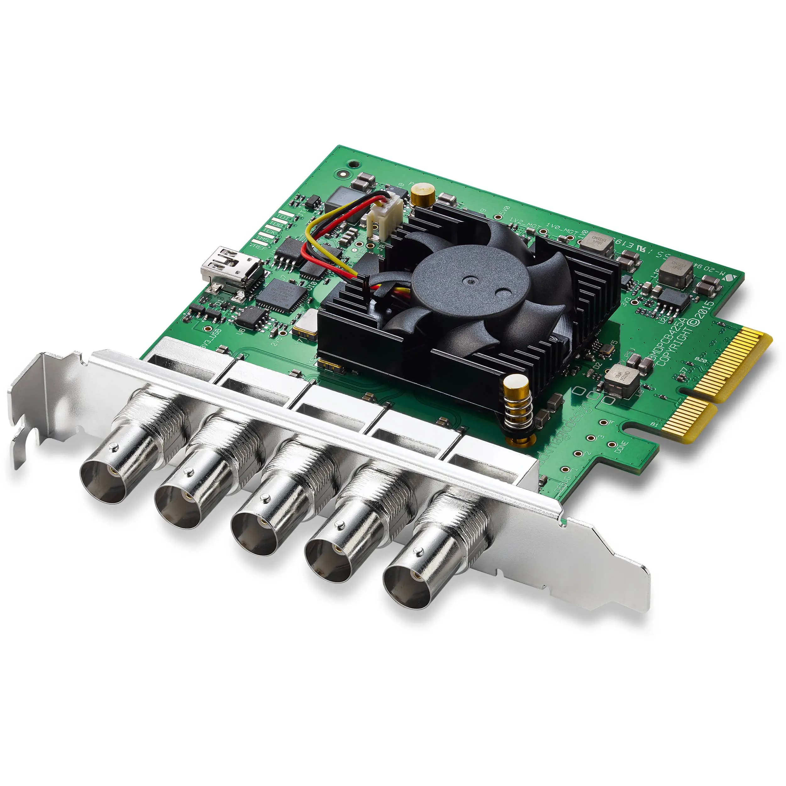 Blackmagic Design DeckLink Duo 2 video capture card with multiple BNC connectors