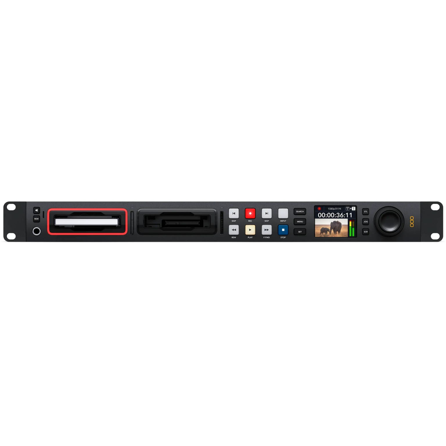 Blackmagic Design HyperDeck Studio HD Pro with control buttons