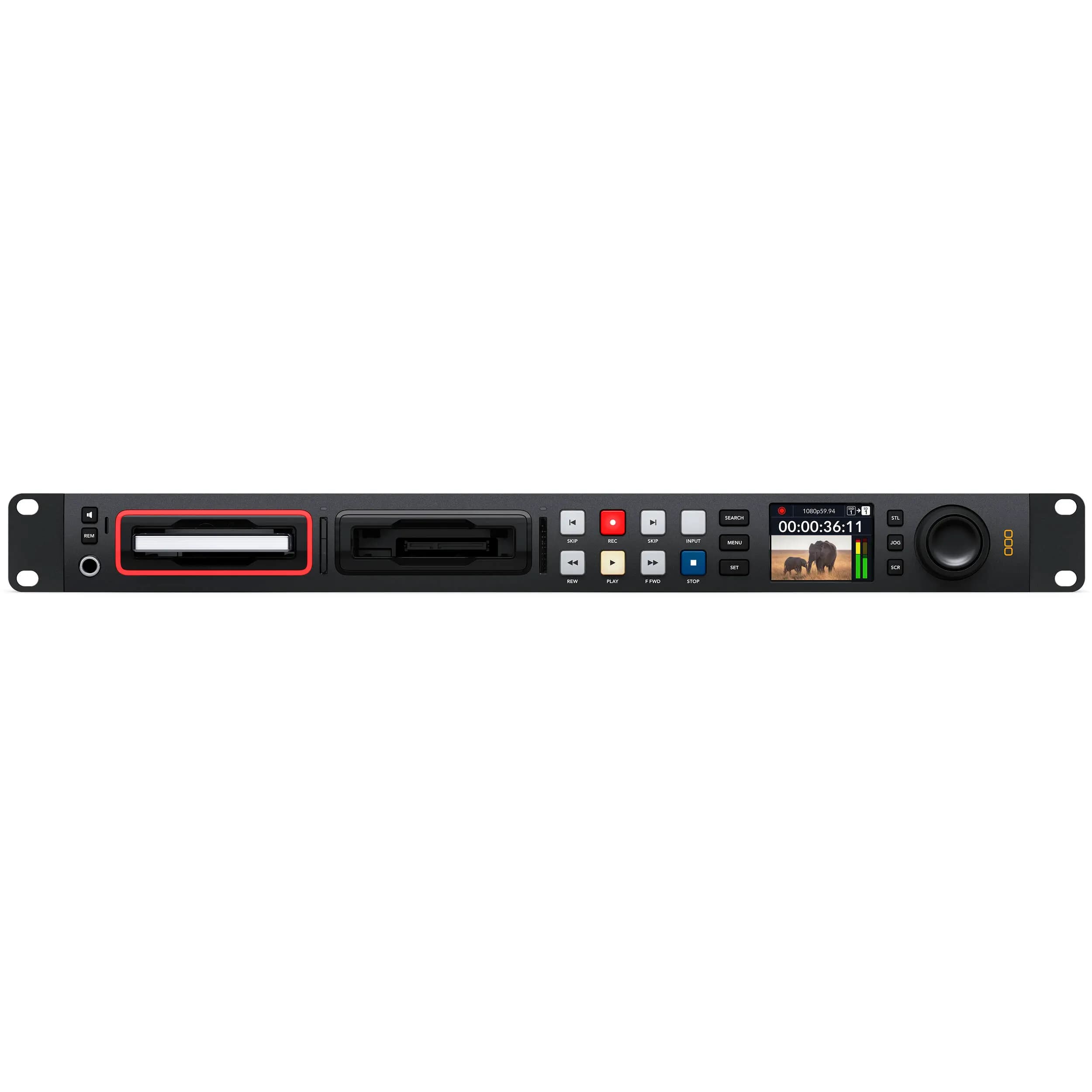 Blackmagic Design HyperDeck Studio HD Pro with control buttons