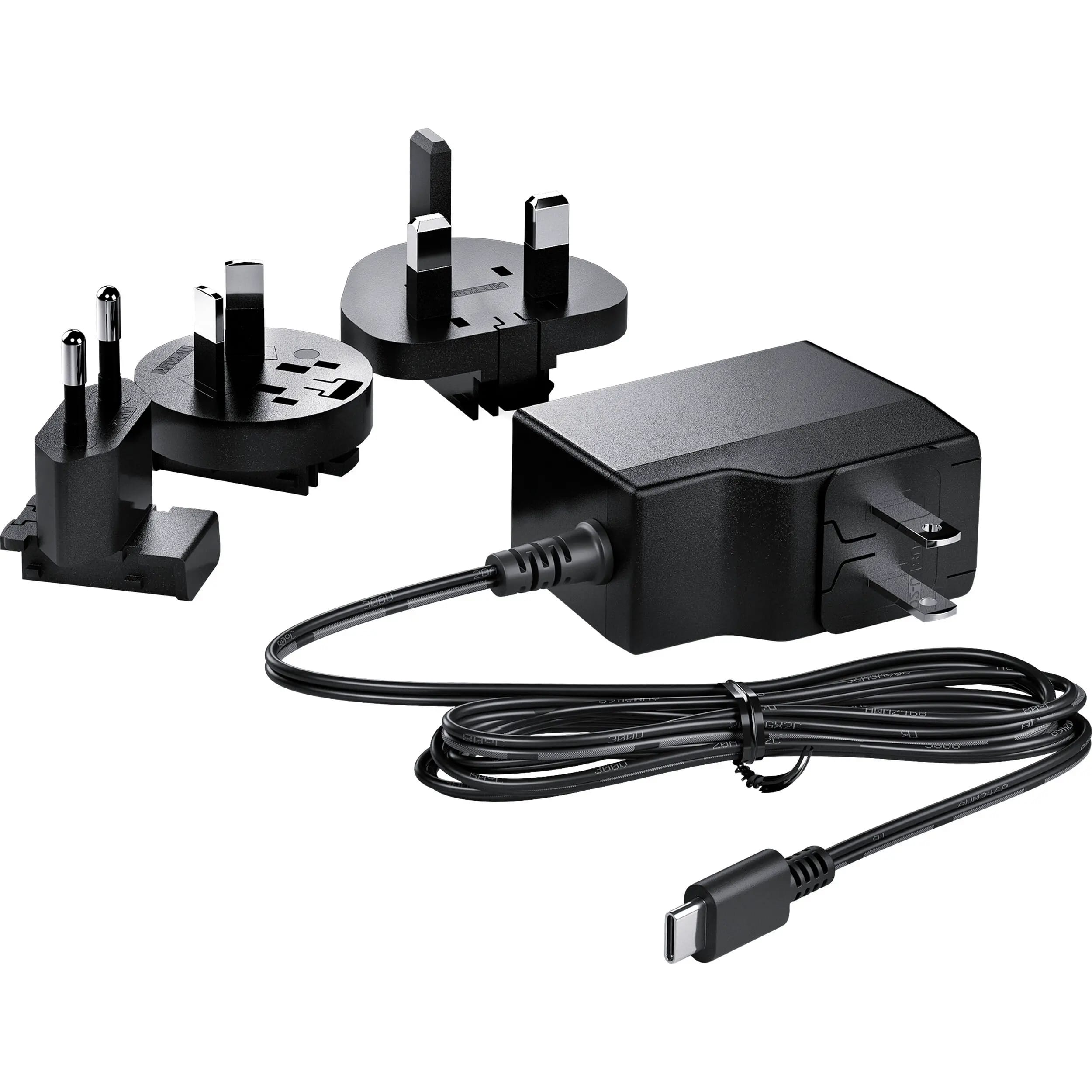 Blackmagic Design power supply with interchangeable plugs for Micro Converters