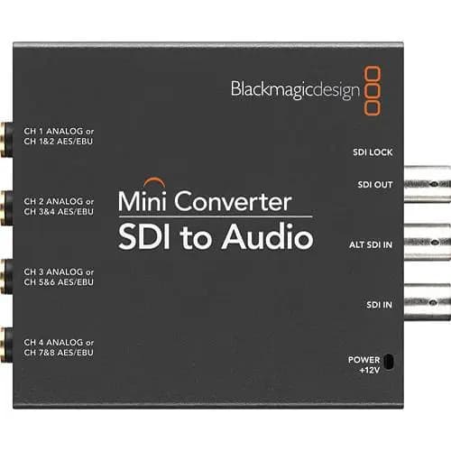 Blackmagic Design SDI to Audio Mini Converter front view