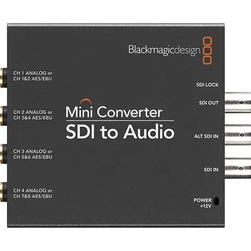 Blackmagic Design SDI to Audio Mini Converter front view