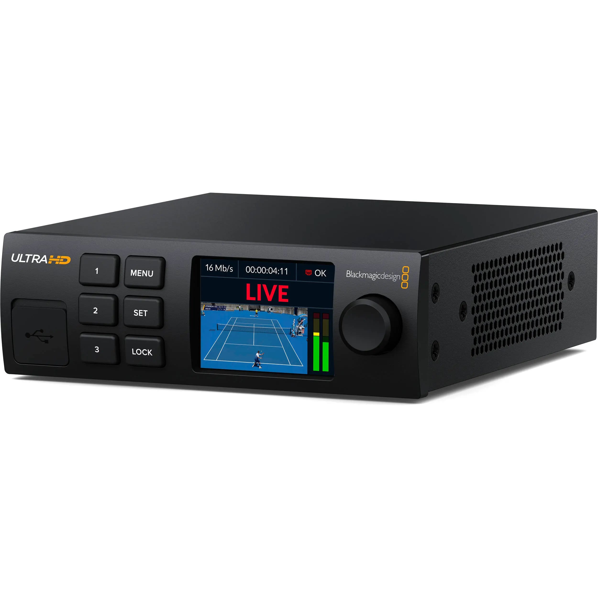 Blackmagic Design Streaming Decoder 4K with live video display