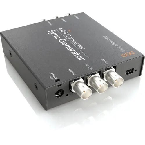 Blackmagic Design Sync Generator for professional video production