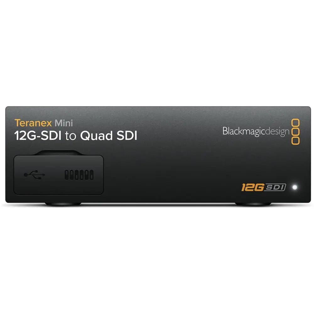 Blackmagic Design Teranex Mini 12G-SDI to Quad SDI Converter front view