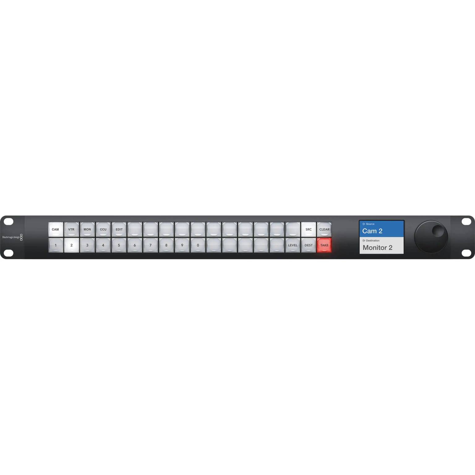 Blackmagic Design Videohub Master Control Pro front view
