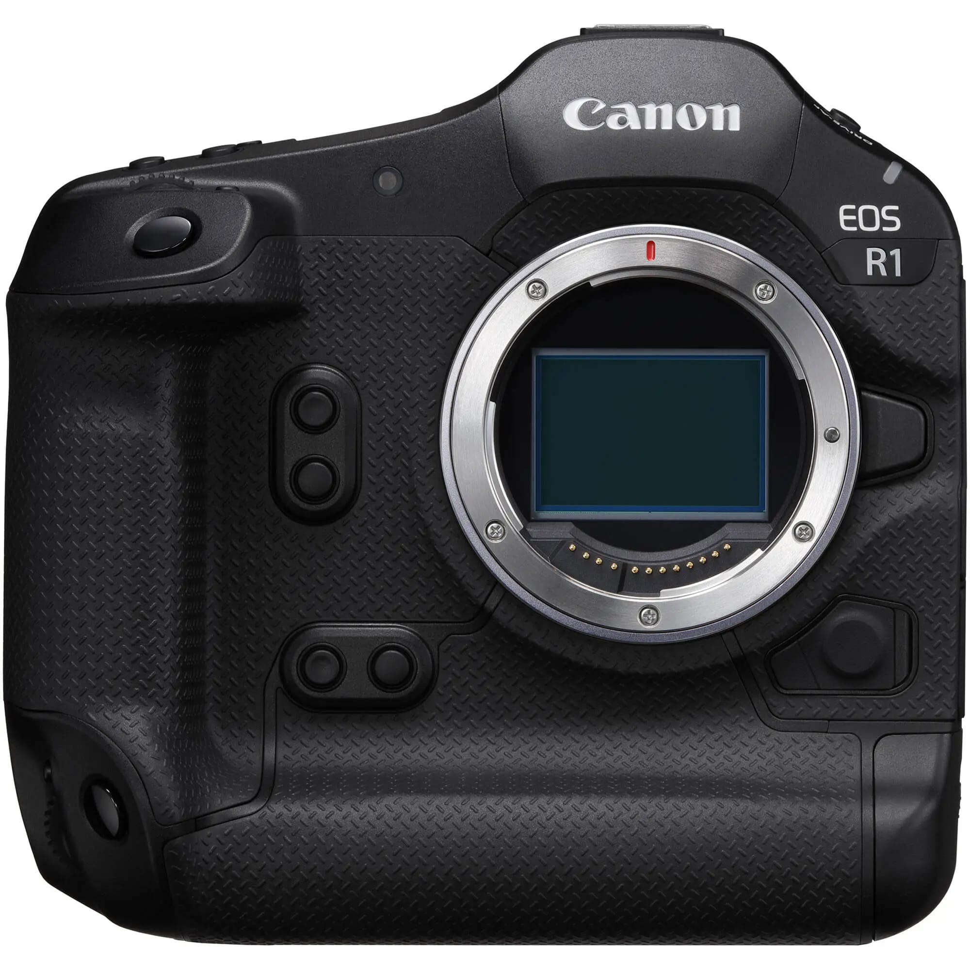 Canon EOS R1 mirrorless camera front view
