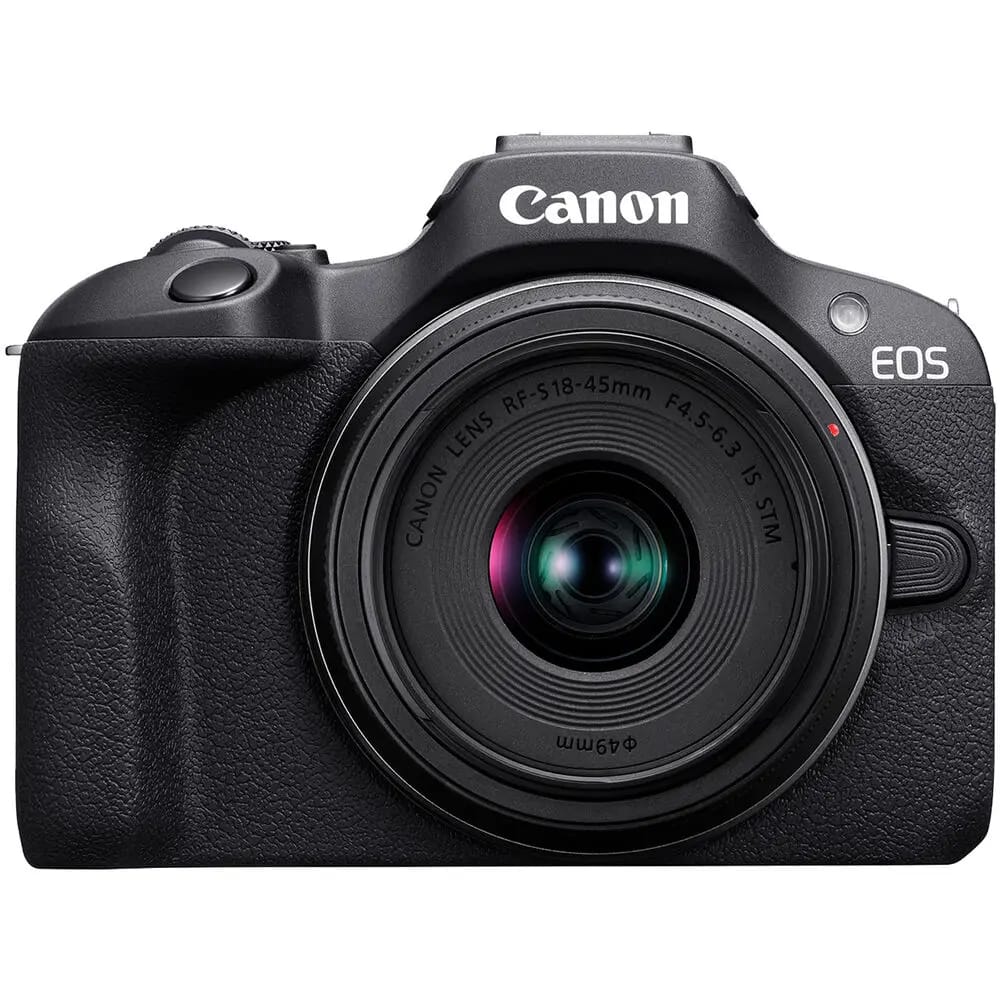 Canon EOS R100 mirrorless camera with 18-45mm lens