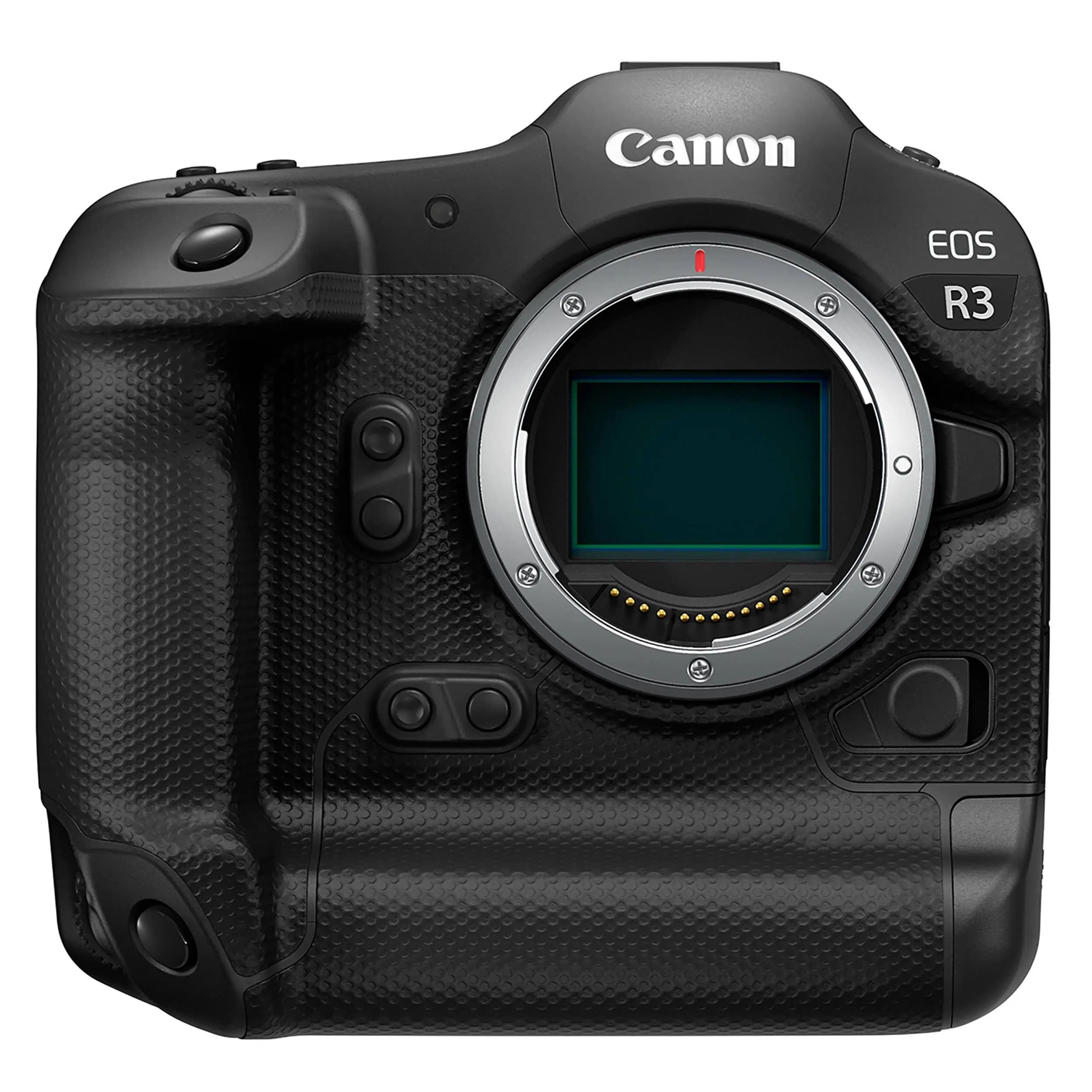 Canon EOS R3 mirrorless camera front view
