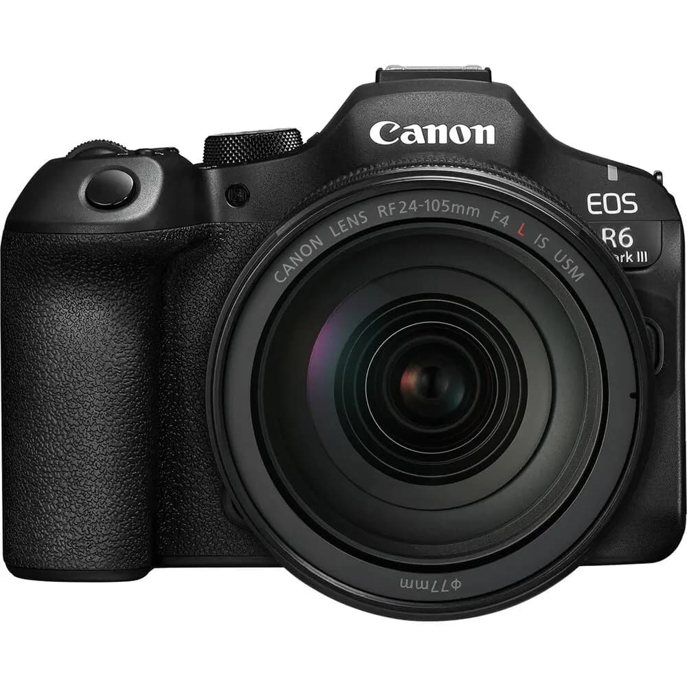 Canon EOS R6 Mark III mirrorless camera with 24-105mm lens
