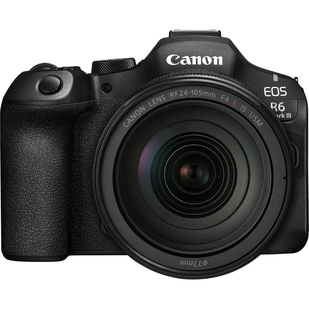 Canon EOS R6 Mark III mirrorless camera with 24-105mm lens