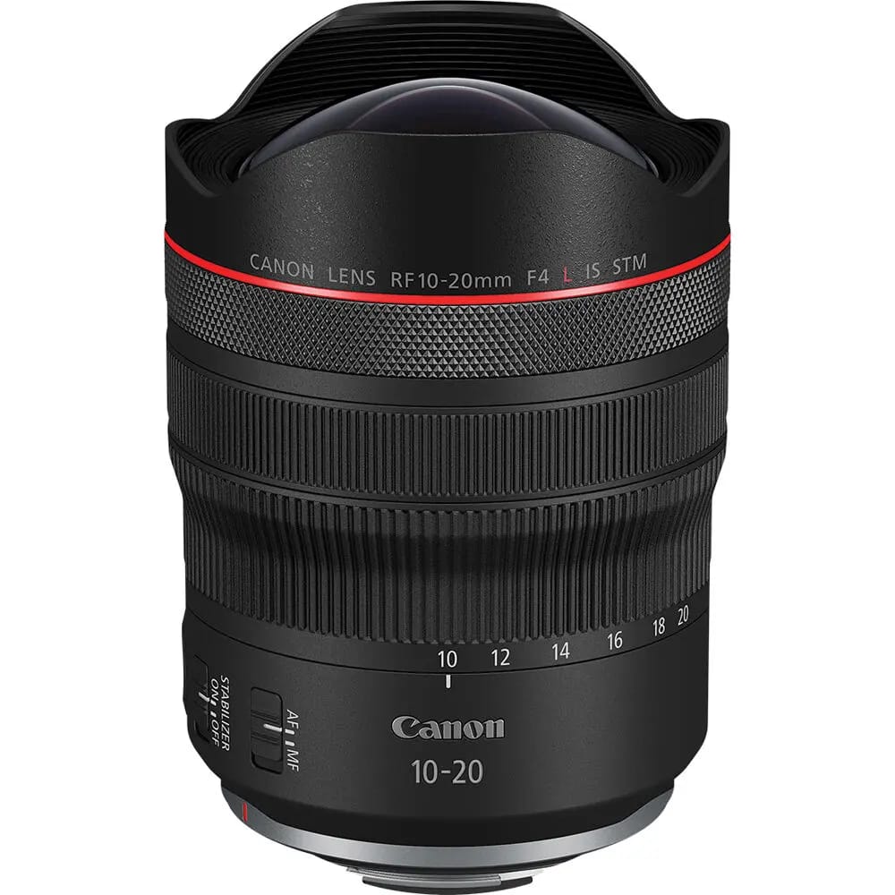 Canon RF 10-20mm f/4 L IS STM Lens for professional video