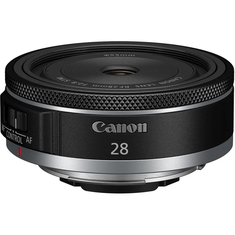 Canon RF 28mm f/2.8 STM Lens with control switch