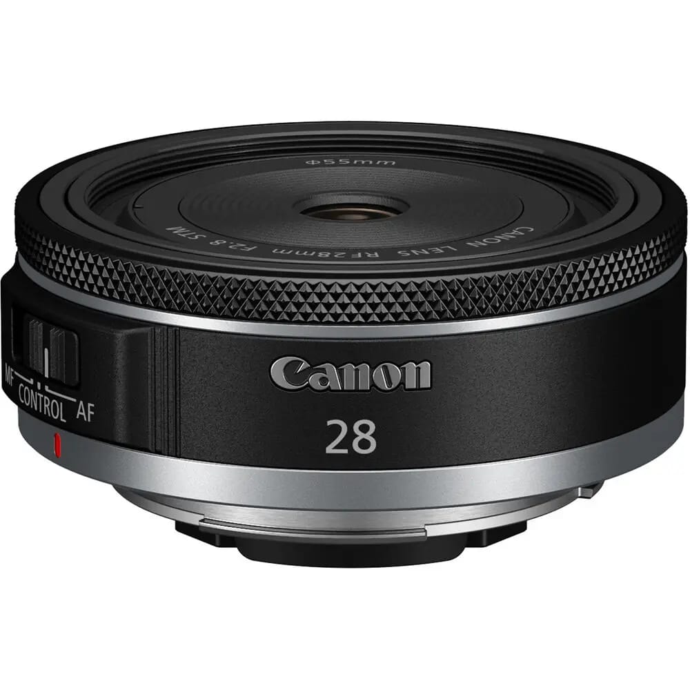 Canon RF 28mm f/2.8 STM Lens with control switch