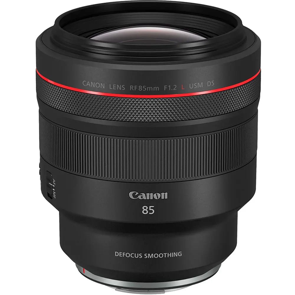 Canon RF 85mm f/1.2 L USM DS Lens with defocus smoothing feature