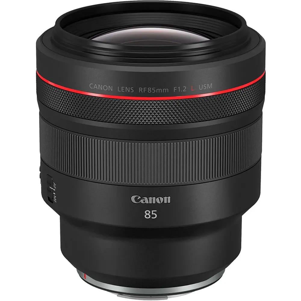 Canon RF 85mm f/1.2 L USM Lens with a sleek design