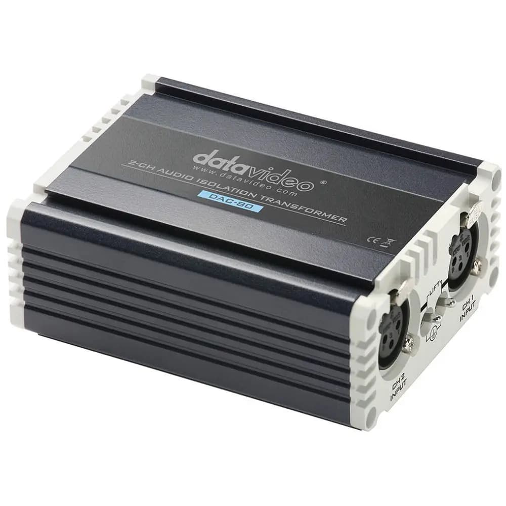 Datavideo DAC-80 Audio Isolation Transformer with XLR inputs