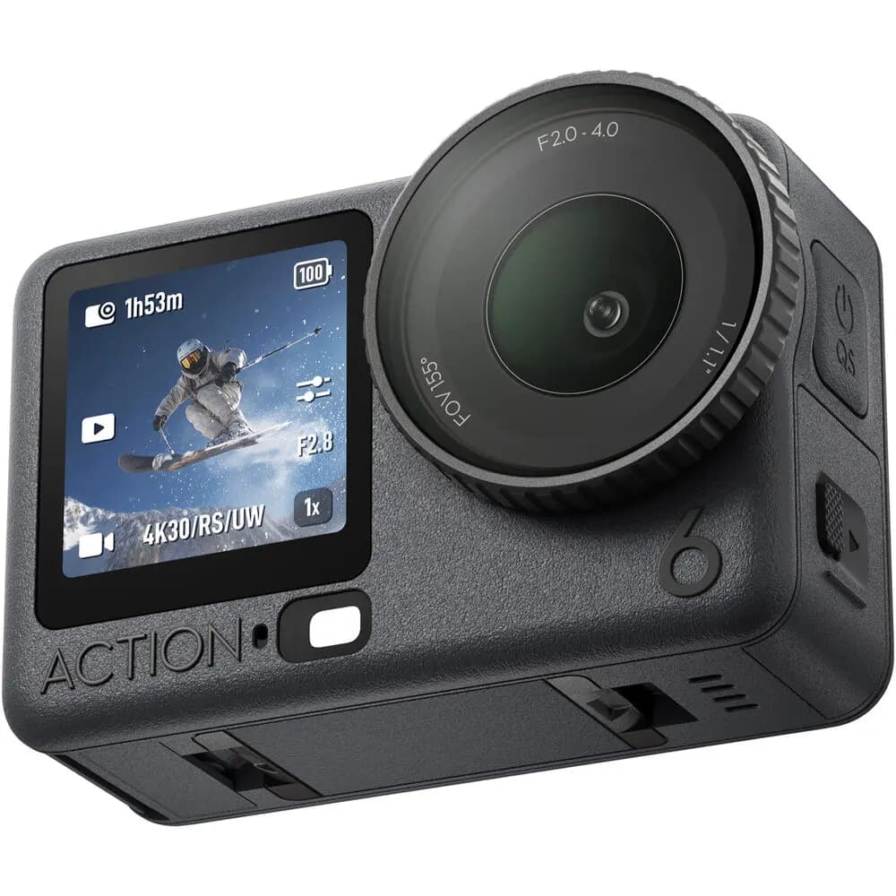 DJI Osmo Action 6 camera with display and lens