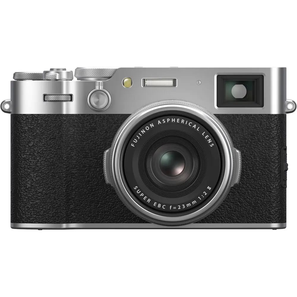 FUJIFILM X100VI Digital Camera in silver with black grip
