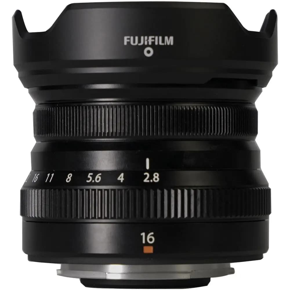 FUJIFILM XF 16mm f/2.8 R WR Lens in black
