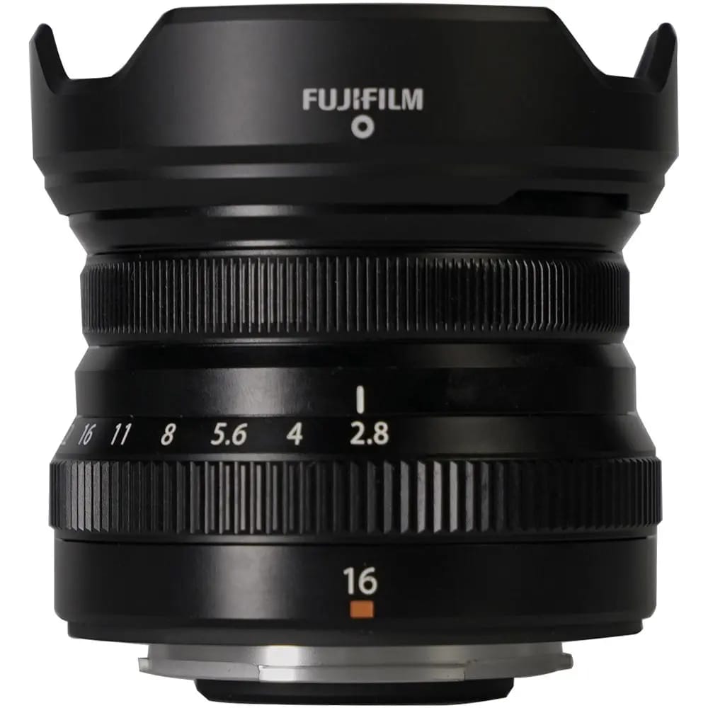 FUJIFILM XF 16mm f/2.8 R WR Lens in black