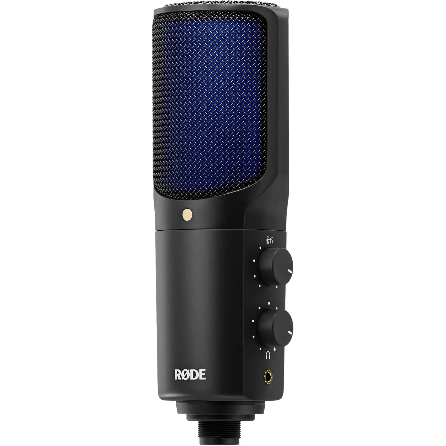 RODE NT-USB+ Professional USB Microphone with blue mesh grille
