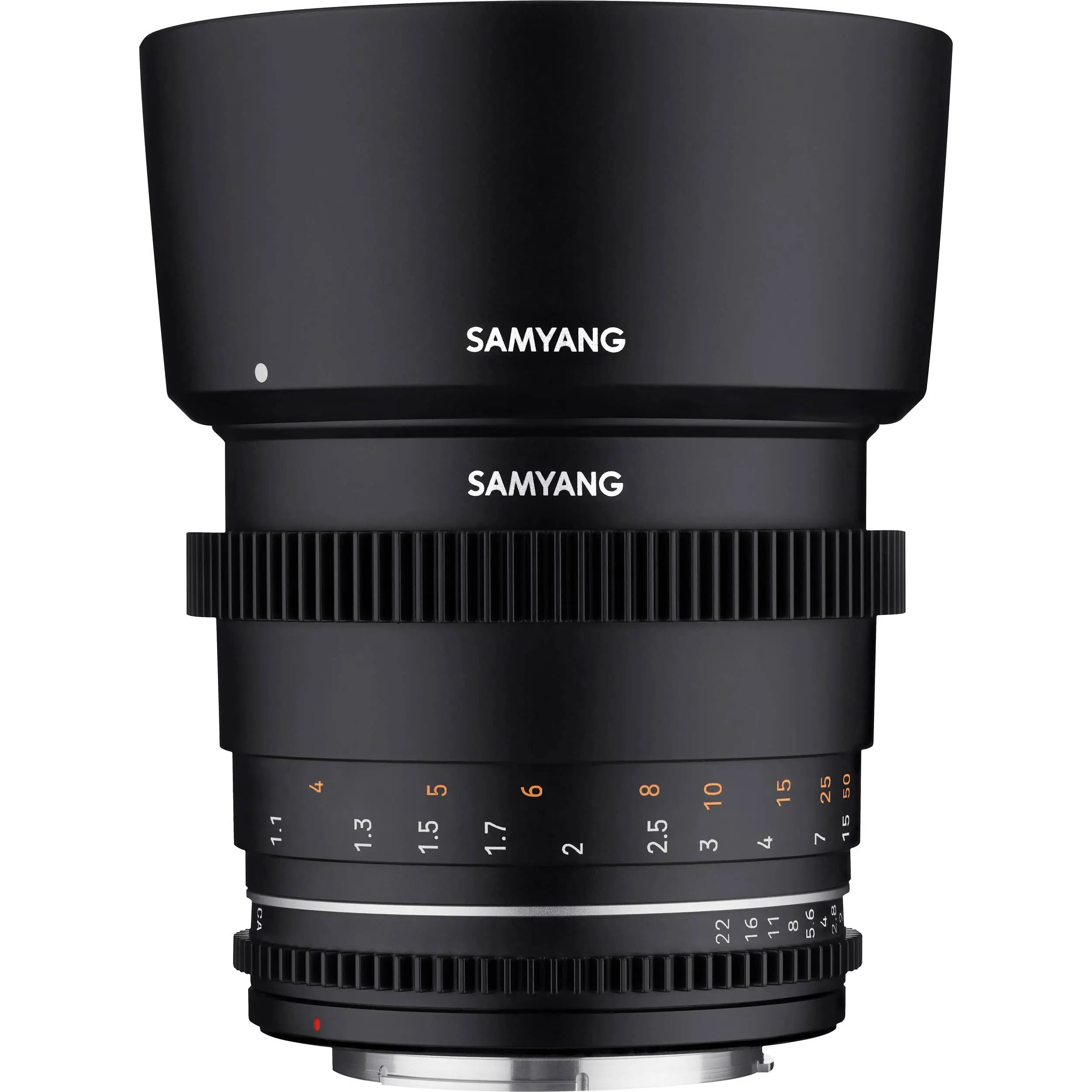 Samyang 85mm T1.5 VDSLR MK2 Cine Lens with EF Mount