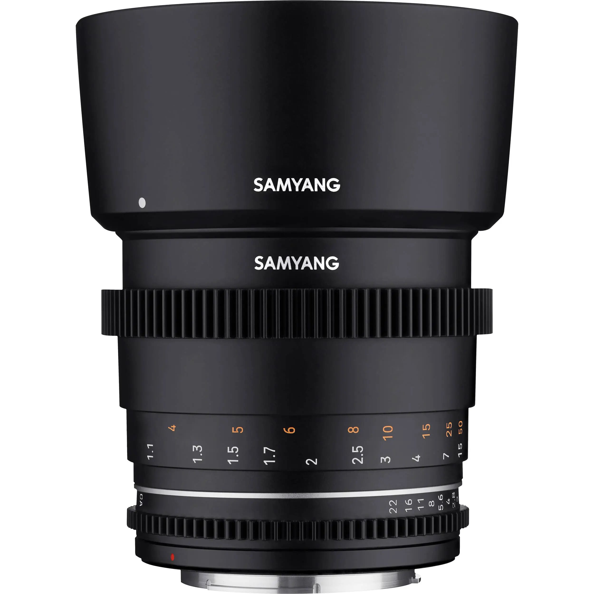 Samyang 85mm T1.5 VDSLR MK2 Cine Lens with EF Mount
