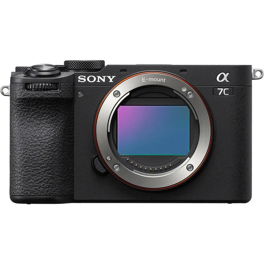 Sony a7C II Mirrorless Camera front view with E-mount
