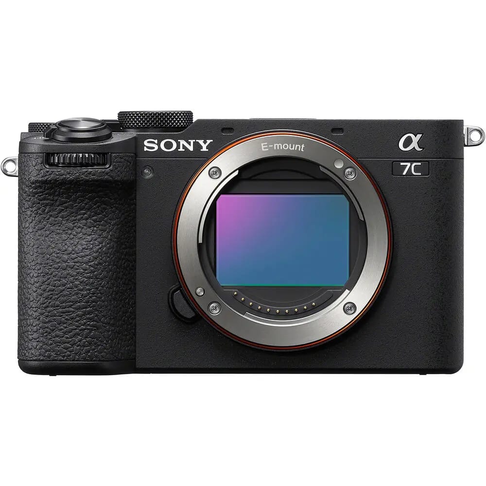 Sony a7C II Mirrorless Camera front view with E-mount