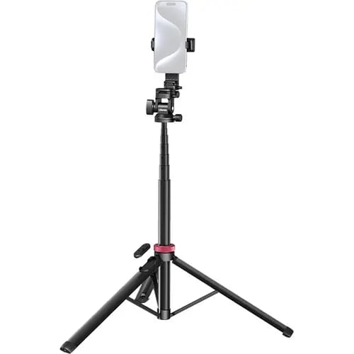 Ulanzi MT-78 Tripod with dual cold shoe mounts in black.