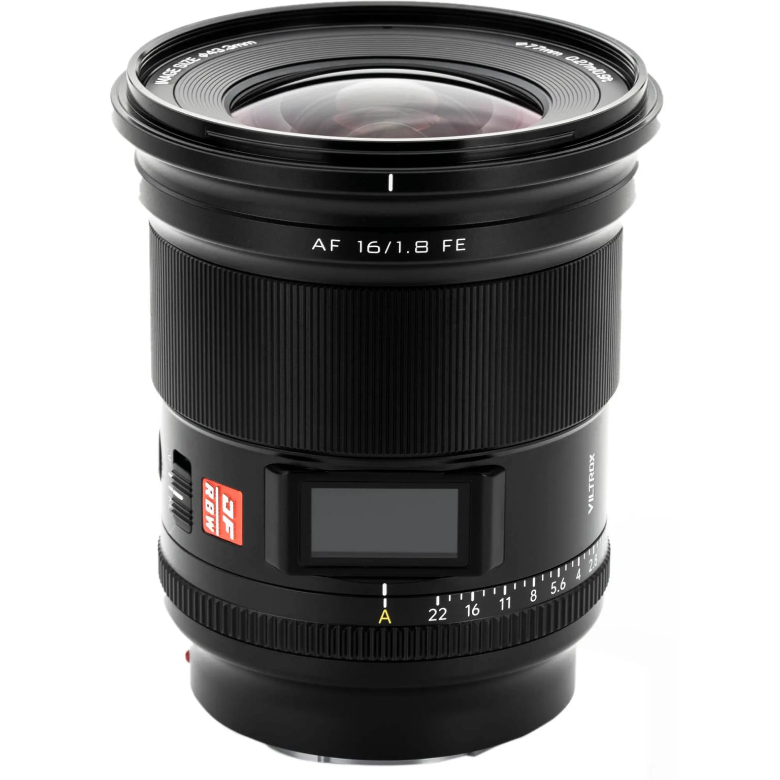 Viltrox AF 16mm f/1.8 FE Lens for Sony E mount cameras