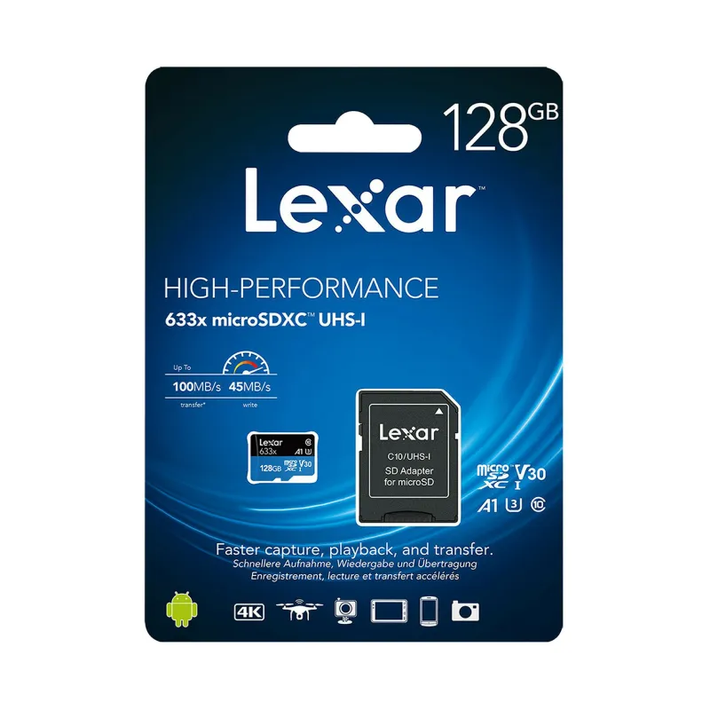 Lexar High-Performance 633x microSDXC UHS-I
