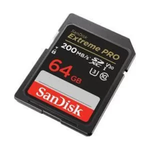 SanDisk 64GB 200/90mb/s memory card