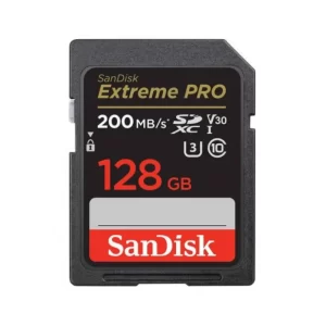 SanDisk 128GB 200/90mb/s memory card