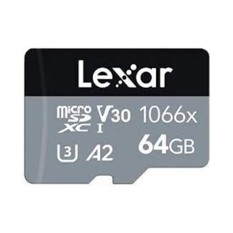 Lexar 64GB 160/70mb/s micro HD card