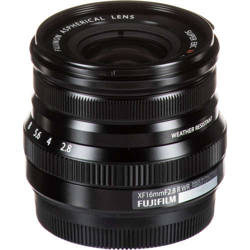 ほぼ新品 FUJIFILM XF 16mm F2.8 R WR FUJINON 新品)FUJIFILM (フジフイルム) フジノン XF16mm F2.8 R WR ブラック